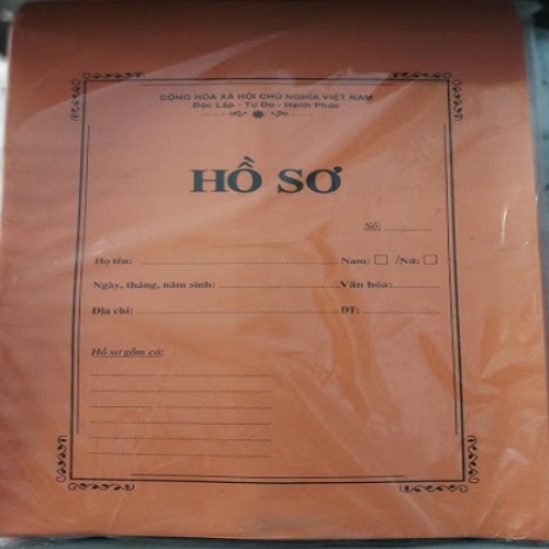Bìa hồ sơ xin việc